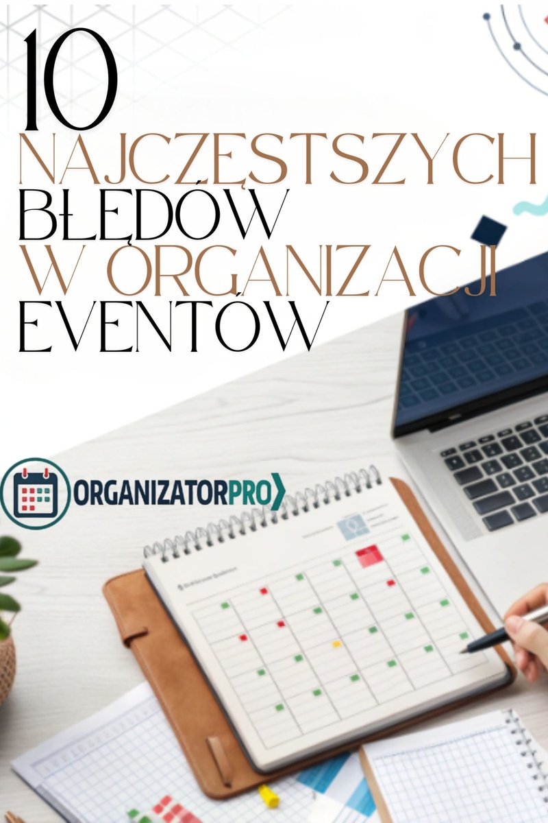 10 najczęstszych błędów w organizacji eventów okładka
