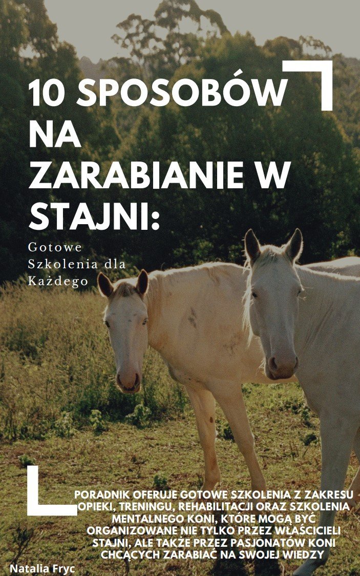 10 sposobów na zarabianie w stajni: gotowe szkolenia dla każdego okładka