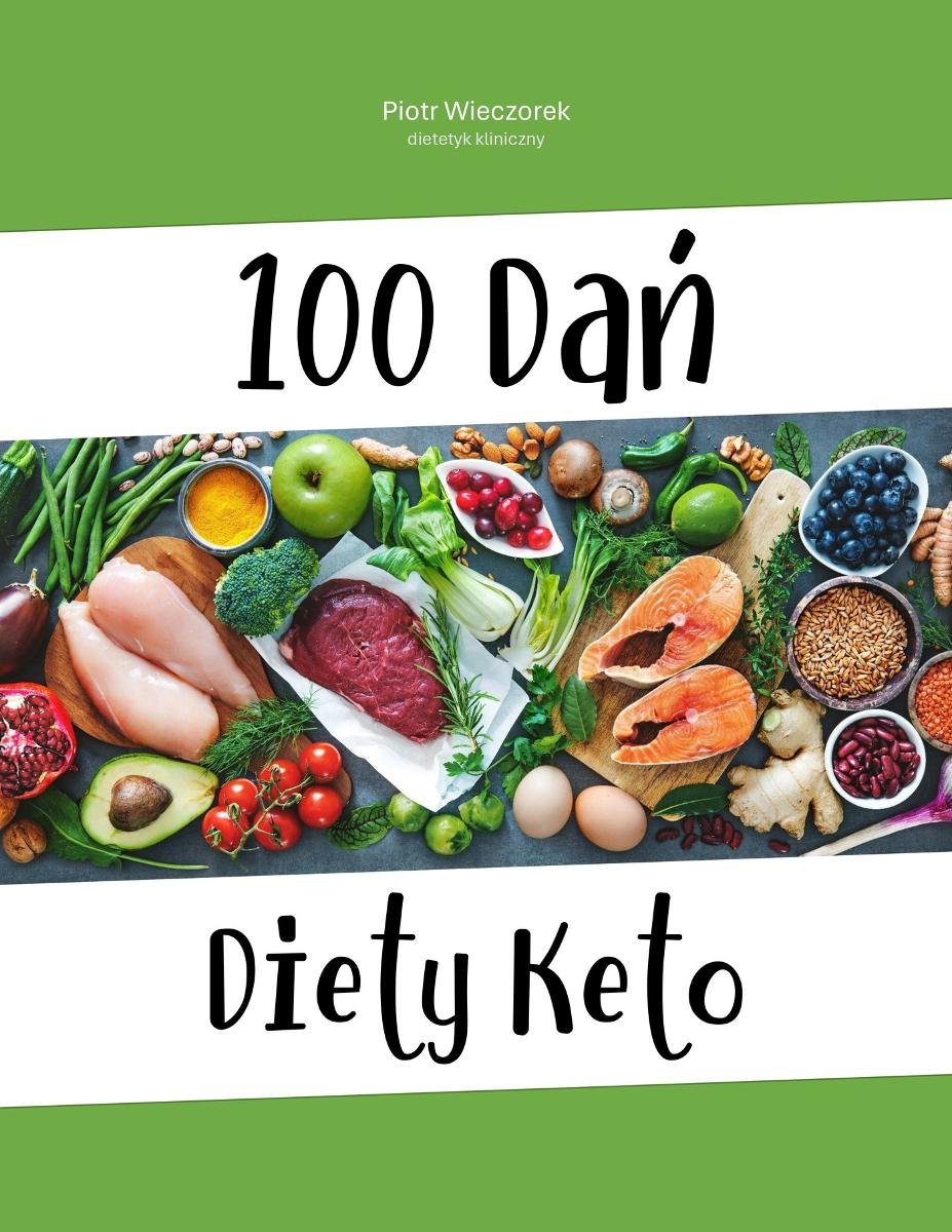 100 dań diety keto - ebook PDF okładka