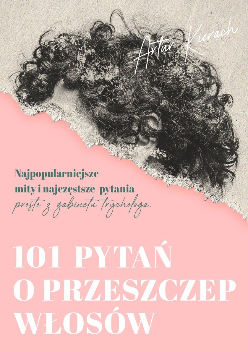 101 pytań o przeszczep włosów - ebook EPUB okładka