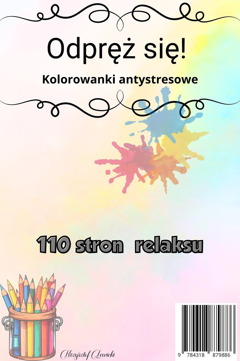 110 kolorowanek dla dorosłych okładka
