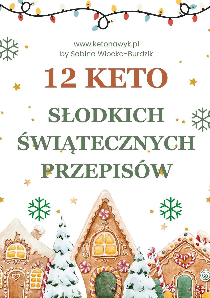 12 keto słodkich świątecznych przepisów okładka