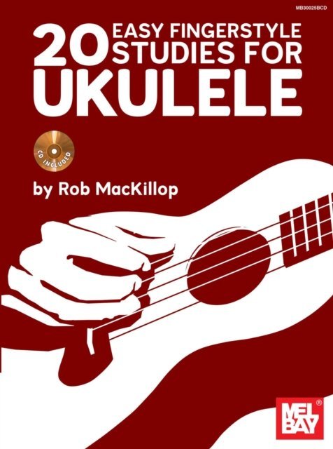 20 Easy Fingerstyle Studies For Ukulele eBook [DRM] - ebook PDF okładka