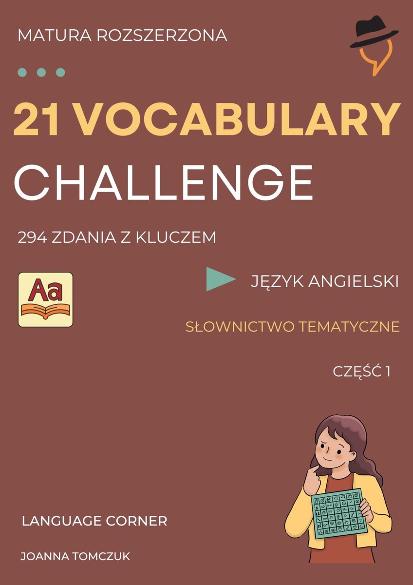 21 Vocabulary Challenge. Matura rozszerzona okładka