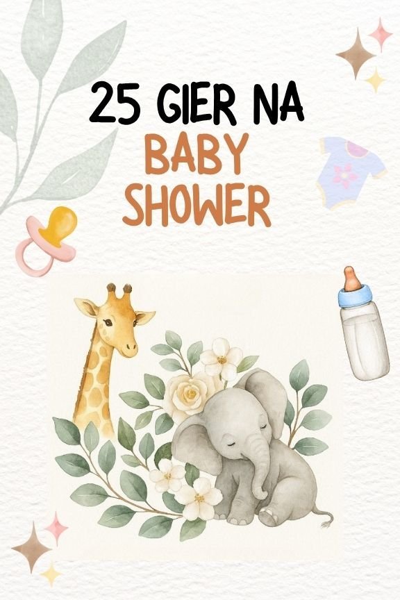25 gier na baby shower okładka