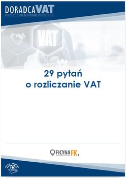 29 ważnych pytań o rozliczanie VAT okładka