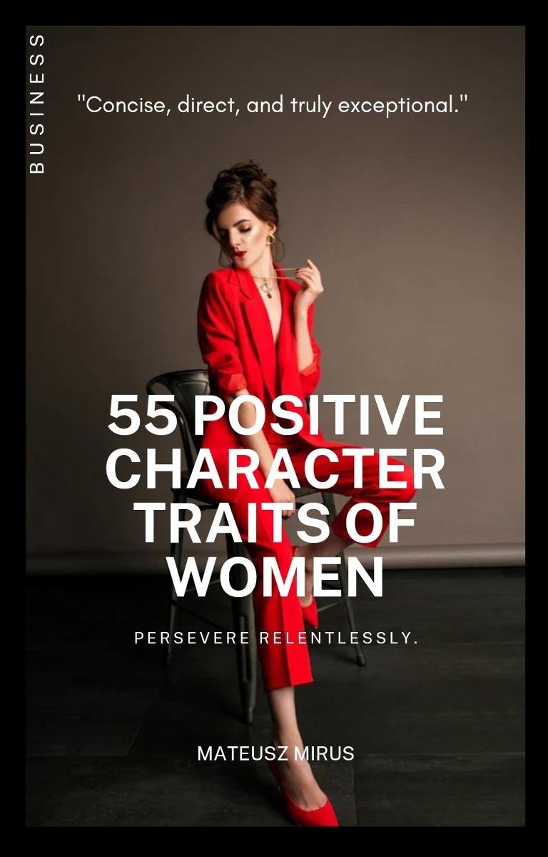 55 positive character traits of women okładka