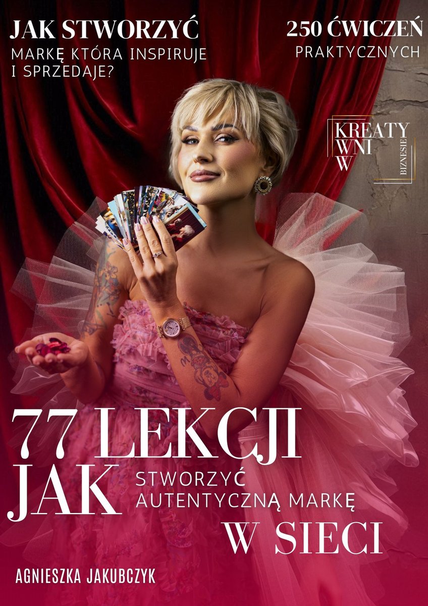 77 lekcji jak zbudować autentyczną markę osobistą w sieci: Agnieszka Jakubczyk okładka