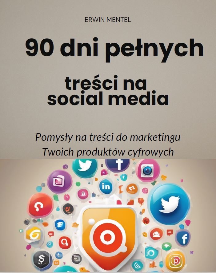90 dni pełnych treści na Social Media okładka