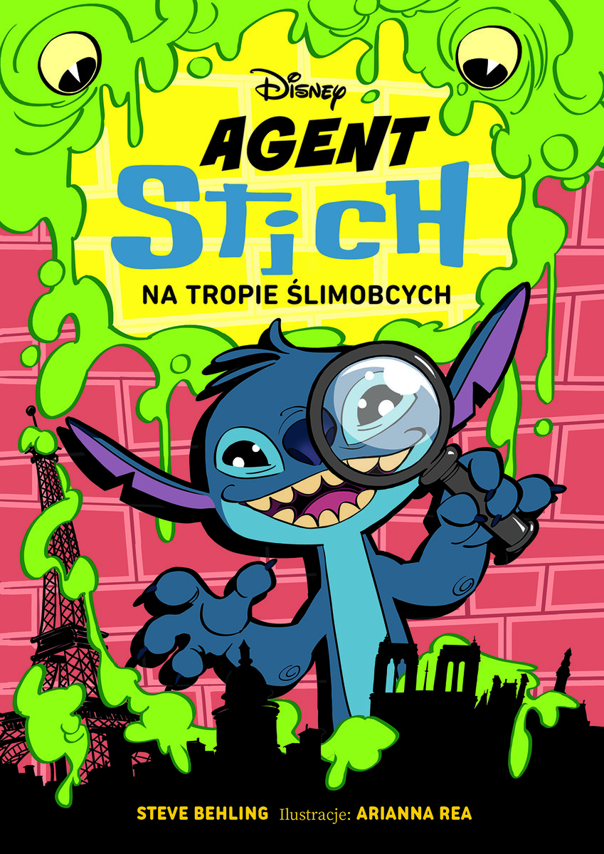 Agent Stich na tropie ślimobcych. Disney okładka