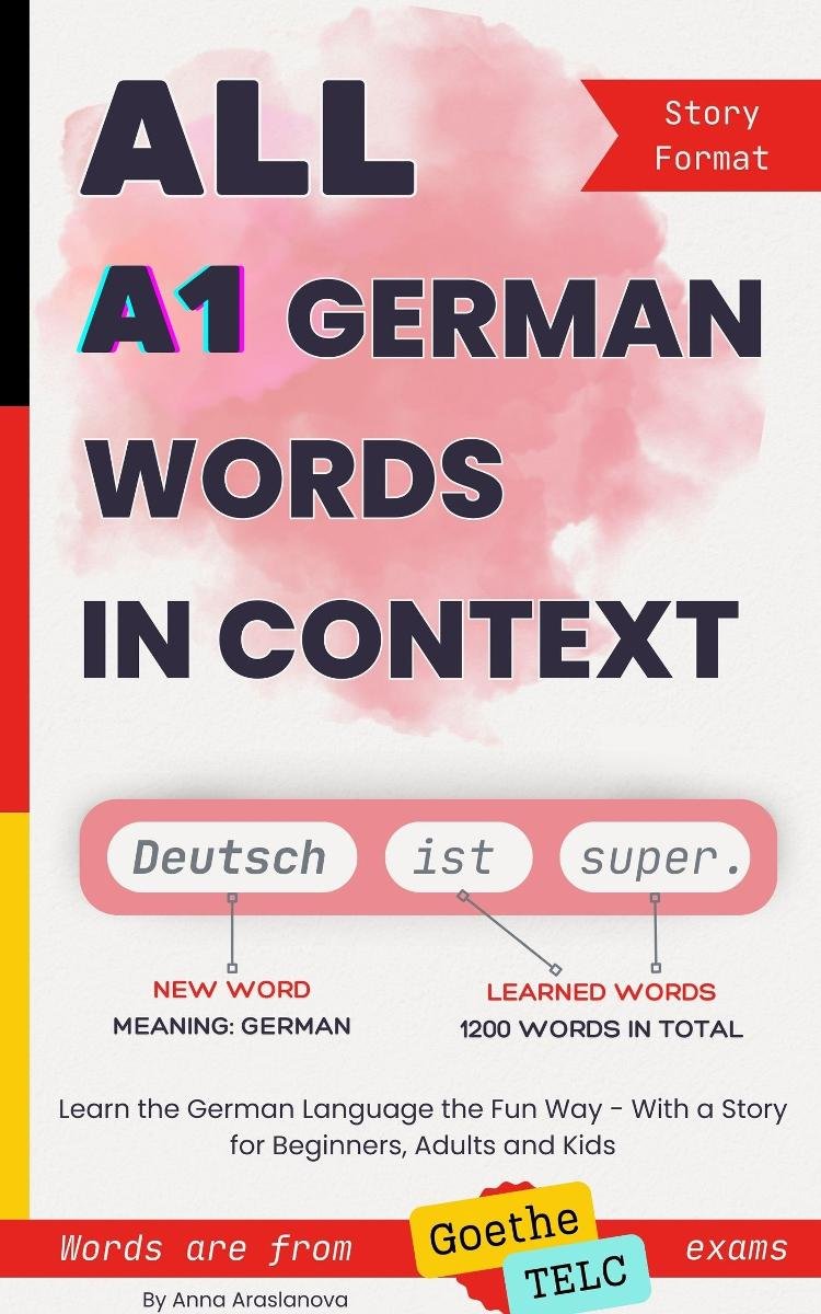 All A1 German Words in Context okładka