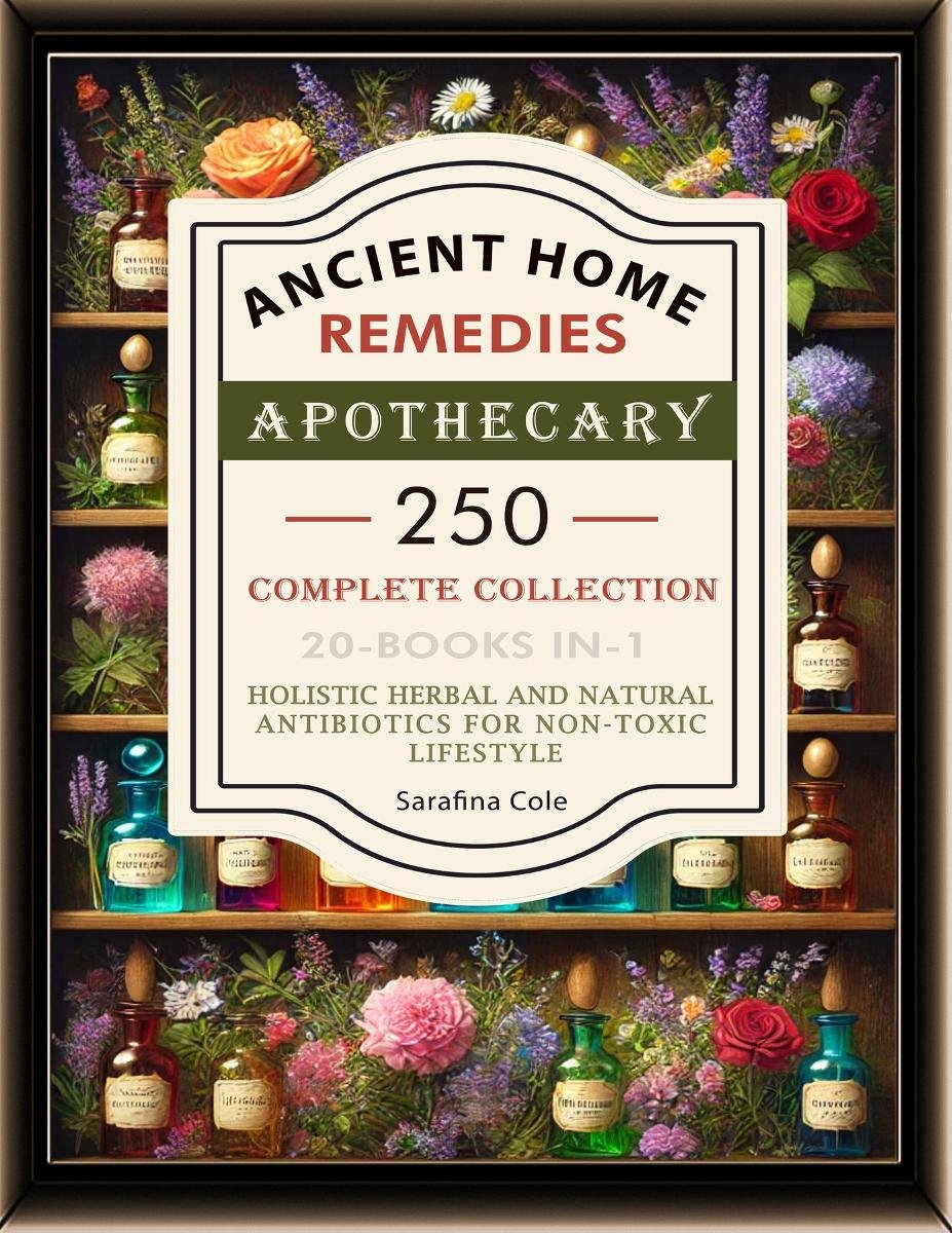 Ancient Home Remedies. Apothecary. Complete Collection 20 Books in 1 okładka