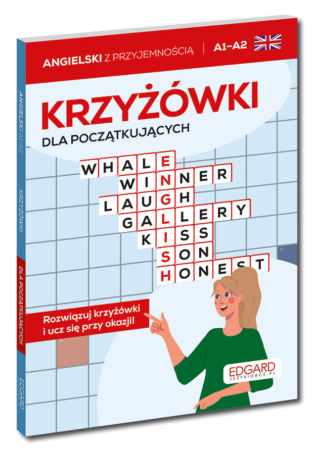 Angielski. Krzyżówki dla początkuj��cych A1-A2 okładka