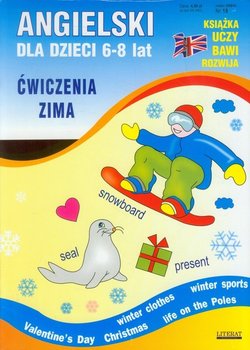 Angielski dla dzieci 6-8 lat. Ćwiczenia jesień + Ćwiczenia zima. Pakiet z płytą CD okładka