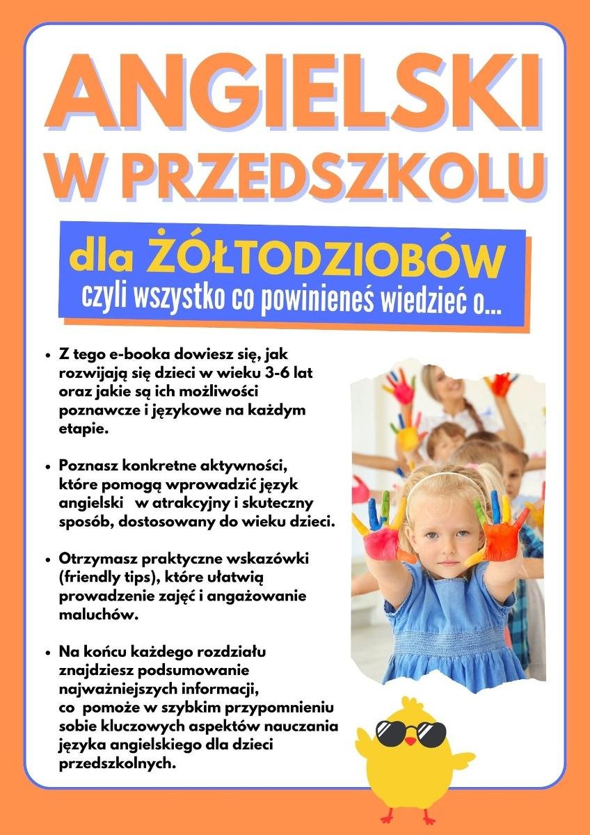 Angielski w przedszkolu. Poradnik dla żółtodziobów (e-book) okładka