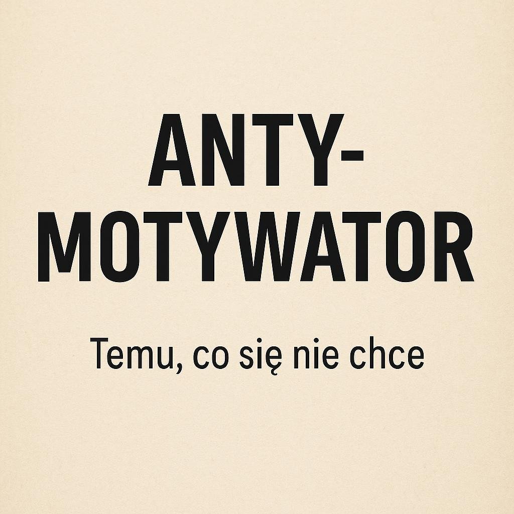Anty-Motywator. Jak nie ogarniać i mimo wszystko żyć okładka