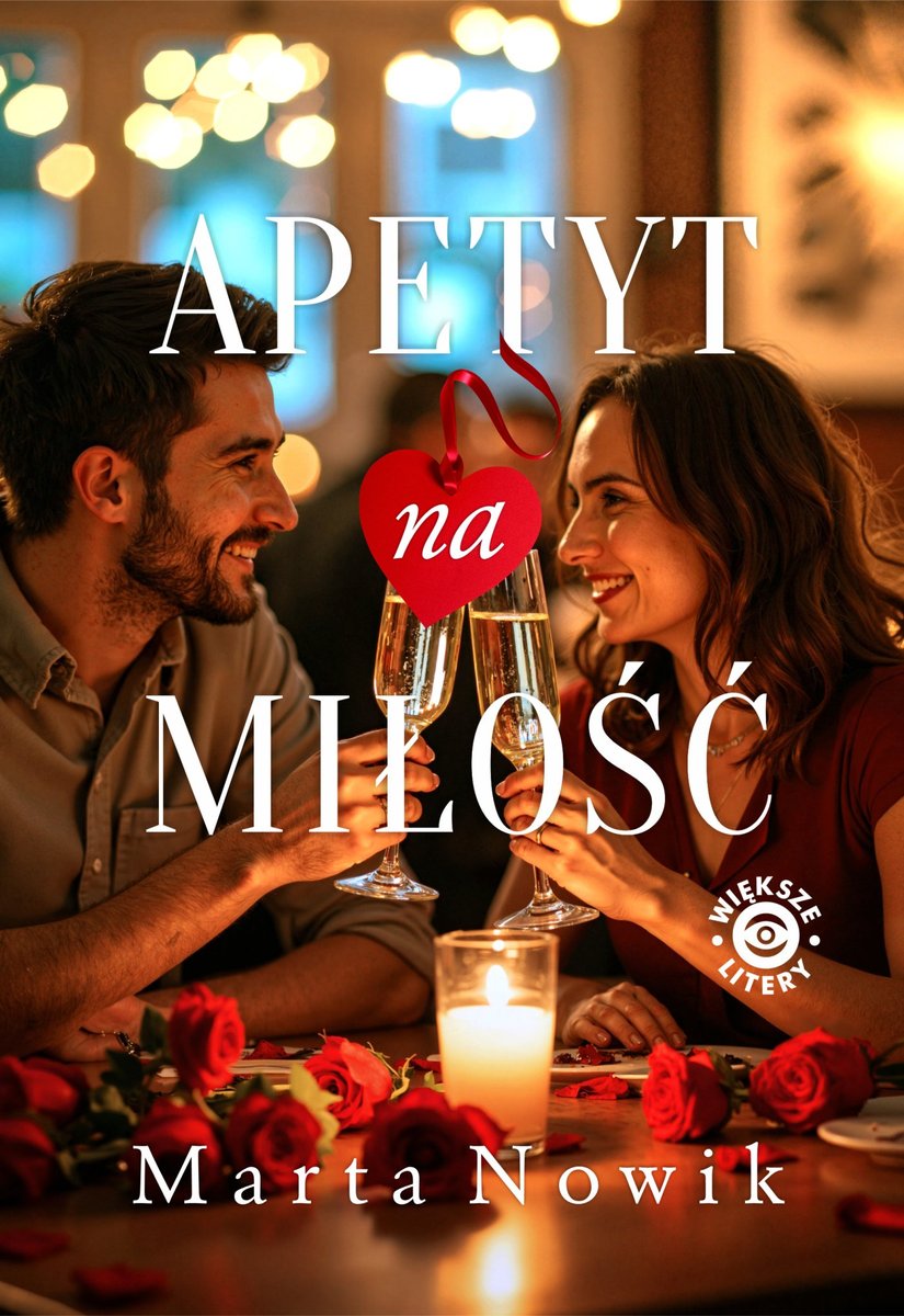 Apetyt na miłość. Większe litery okładka