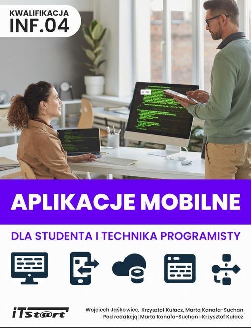 Aplikacje mobilne dla studenta i technika programisty okładka