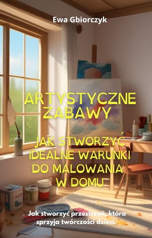 Artystyczne zabawy: Jak stworzyć idealne warunki do malowania w domu okładka