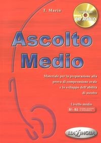 Ascolto Medio. Podręcznik. Poziom B1-B2 + CD okładka
