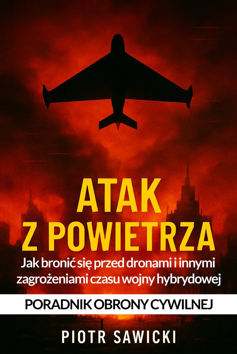 Atak z powietrza. Jak bronić się przed dronami i innymi zagrożeniami czasu wojny hybrydowej. Poradnik obrony cywilnej - ebook EPUB okładka