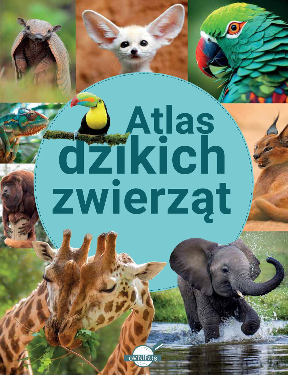 Atlas dzikich zwierząt okładka