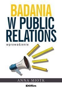 Badania w public relations. Wprowadzenie okładka