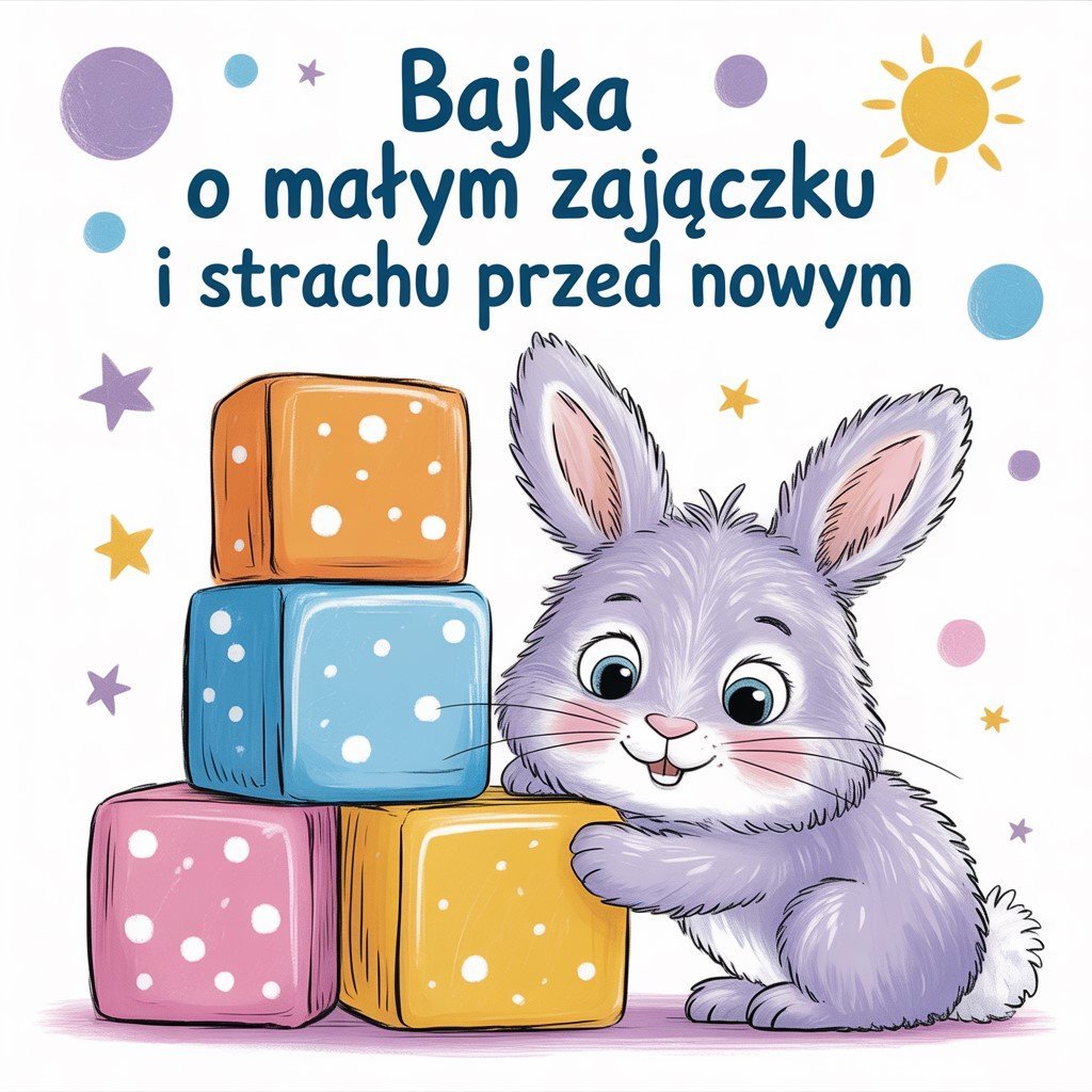 Bajka o Małym Zajączku i Strachu przed Nowym okładka