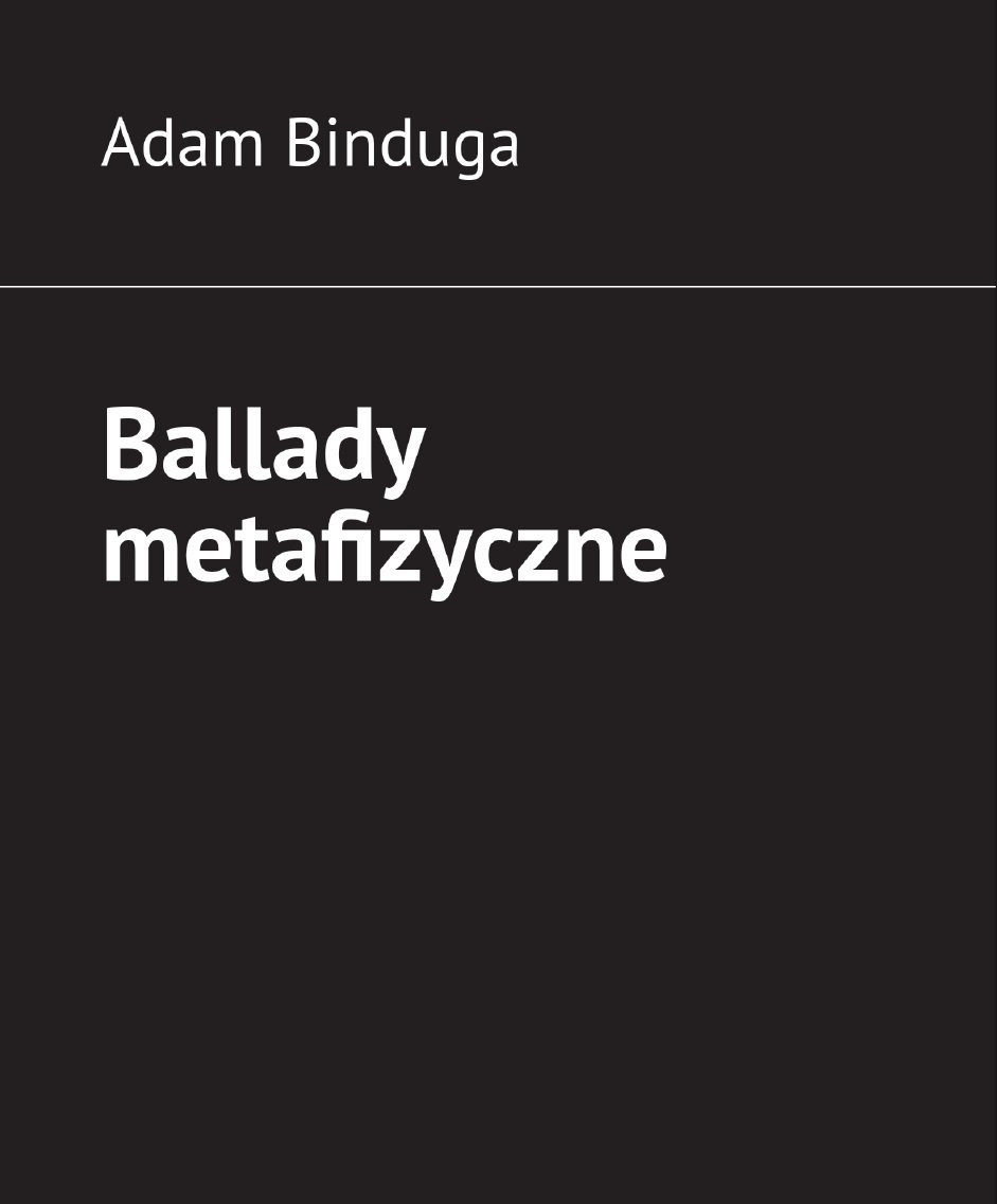 Ballady metafizyczne - ebook PDF okładka