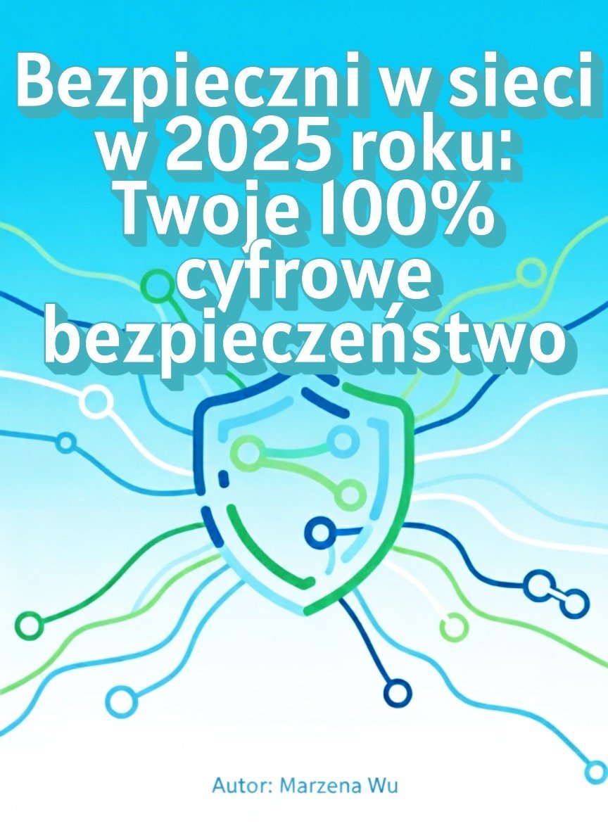 Bezpieczni w sieci w 2025 roku. Twoje 100% cyfrowe bezpieczeństwo okładka