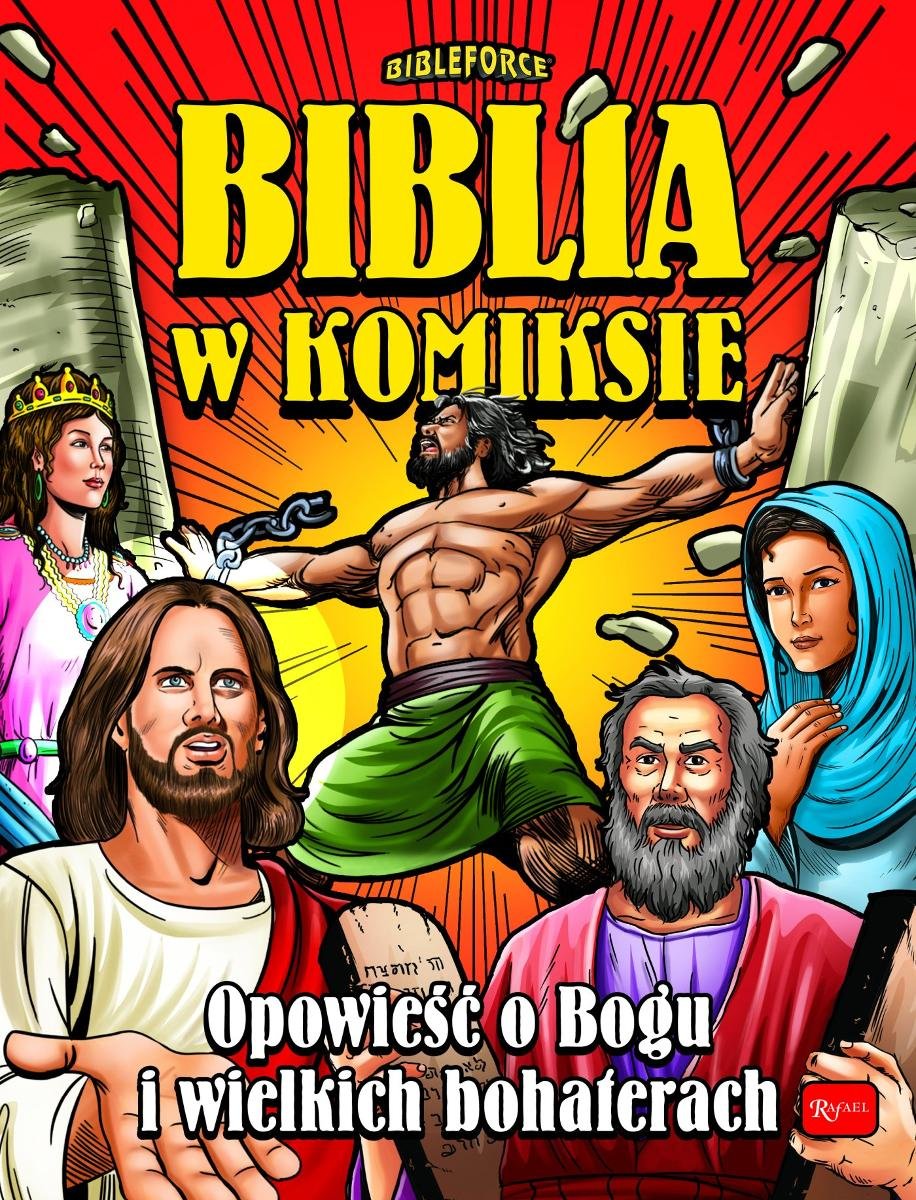 Biblia w komiksie. Opowieść o Bogu i wielkich bohaterach. Część 1 okładka