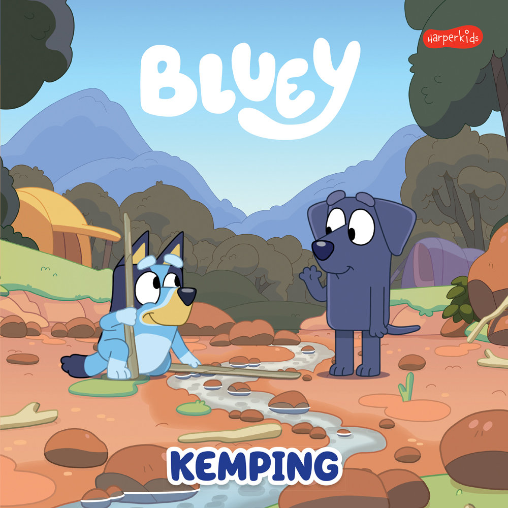 Bluey. Kemping. Moja czytanka okładka