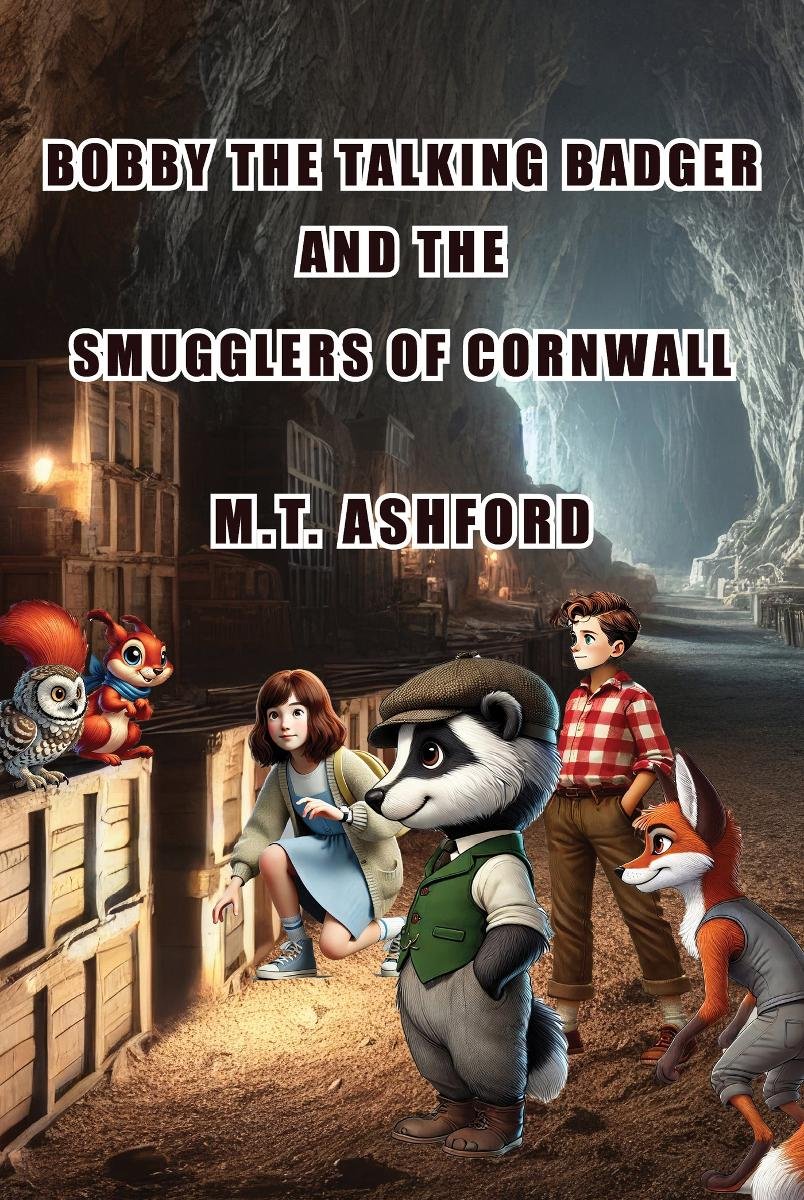 Bobby the Talking Badger and the Smugglers of Cornwall okładka