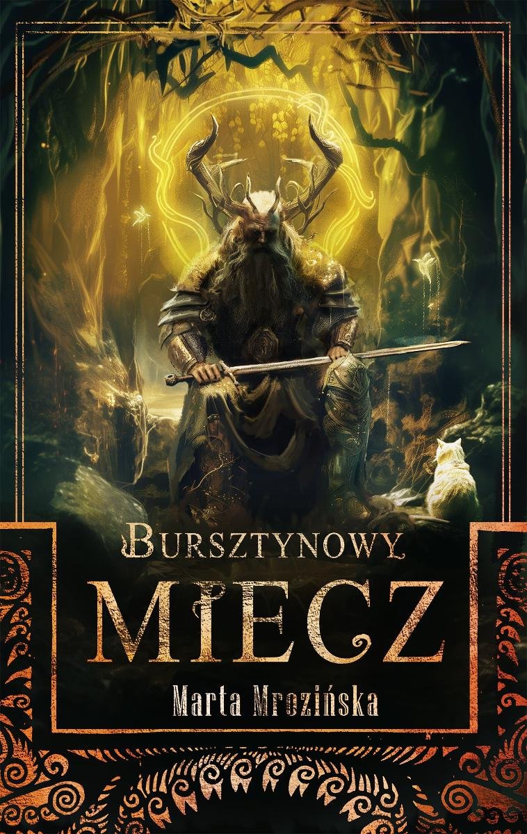 Bursztynowy miecz okładka