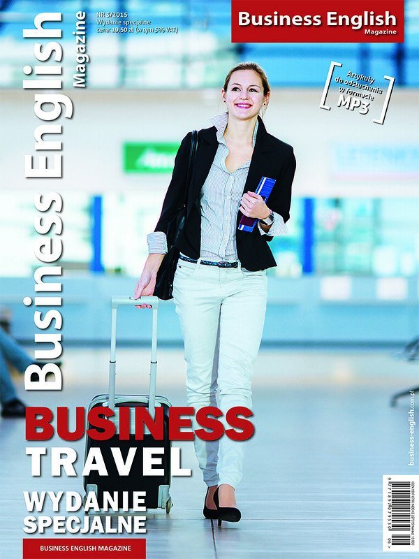 Business English Magazine. Business Travel okładka