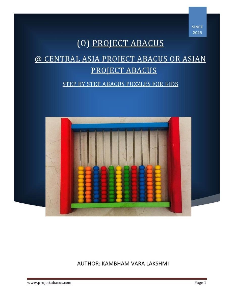 Central Asia Project Abacus or Asian Project Abacus okładka