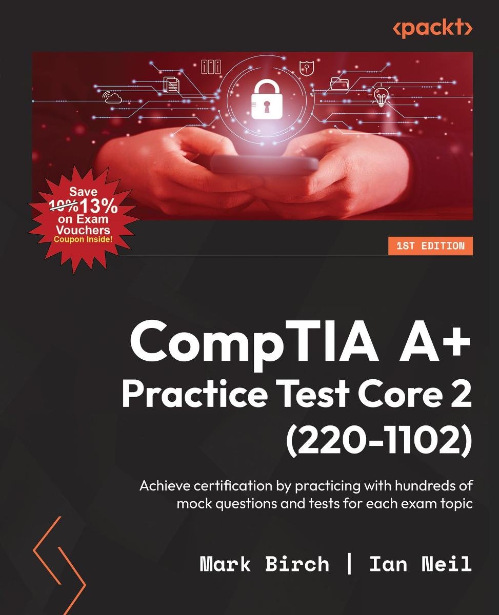 CompTIA A+ Practice Test Core 2 (220-1102) okładka