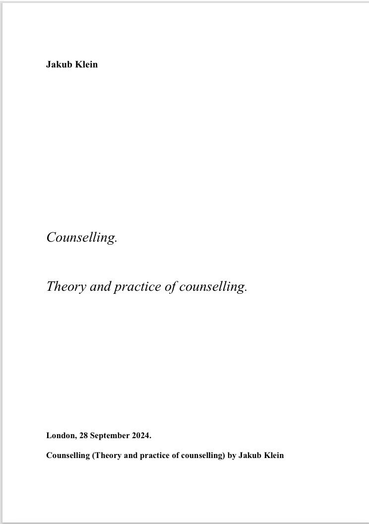 Counselling. Theory and Practice of Counselling okładka