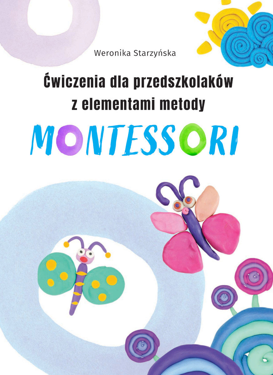 Ćwiczenia dla przedszkolaków z elementami metody Montessori okładka