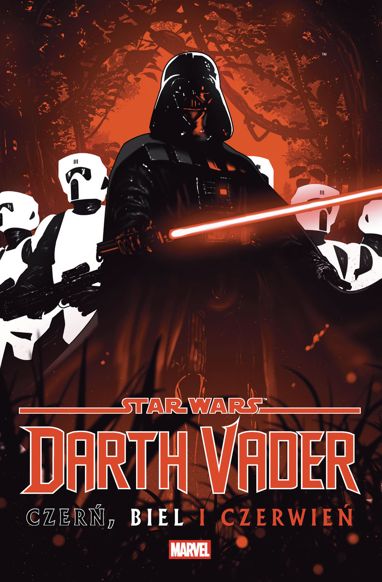 Czerń, biel i czerwień. Star Wars. Darth Vader okładka