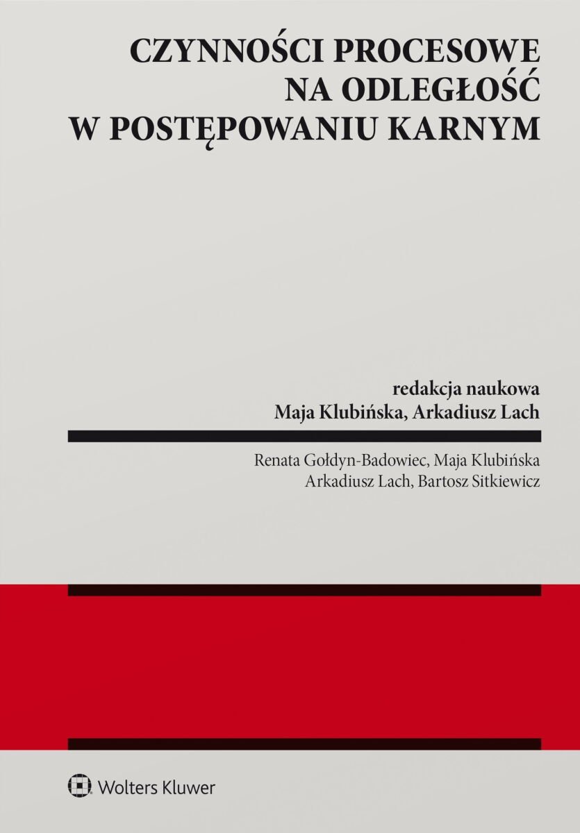 Czynności procesowe na odległość w postępowaniu karnym okładka