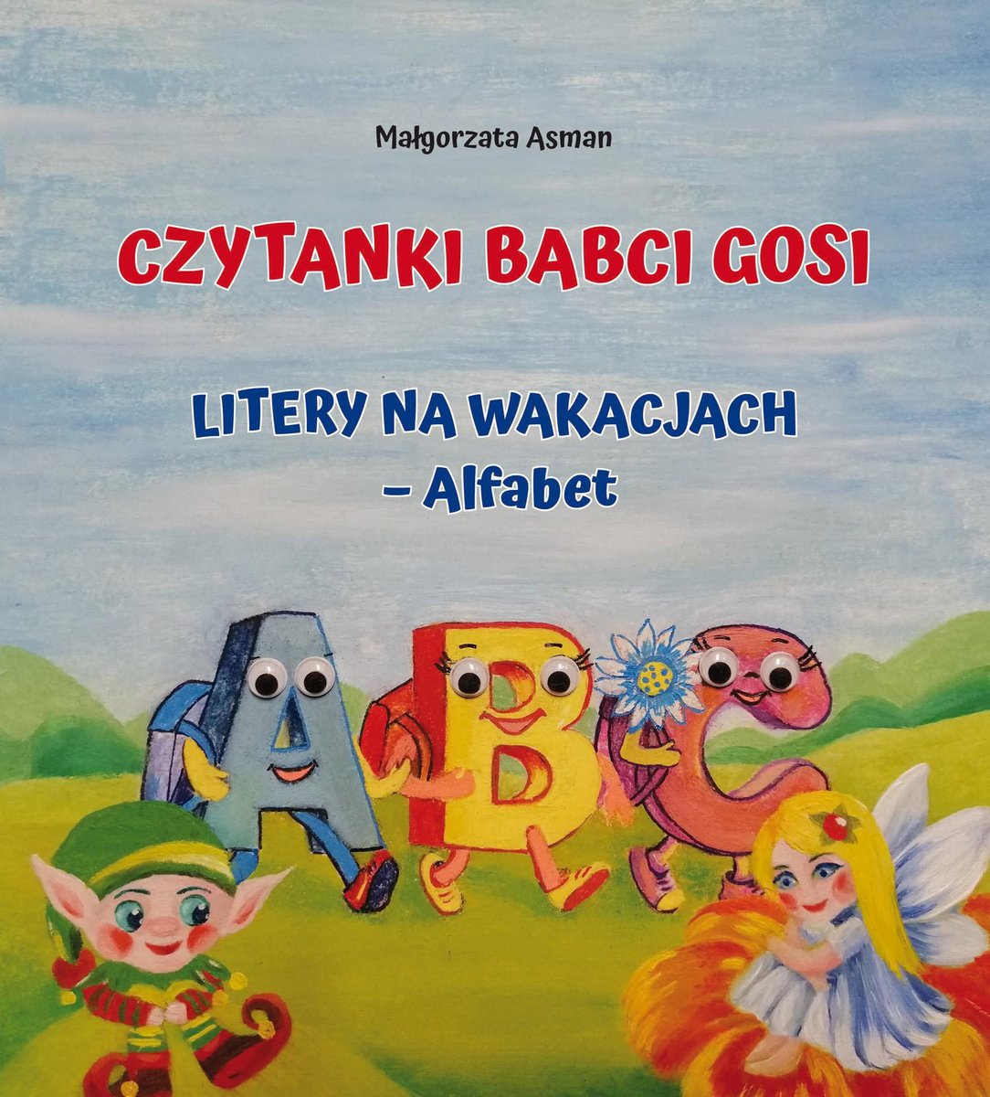 Czytanki Babci Gosi. Litery na wakacjach, Alfabet okładka