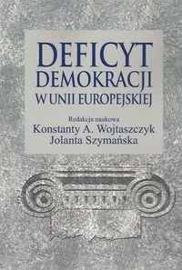 Deficyt demokracji w Unii Europejskiej okładka