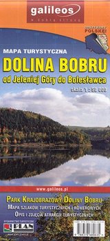 Dolina Bobru od Jeleniej Góry do Bolesławca. Mapa turystyczna 1:50 000 okładka