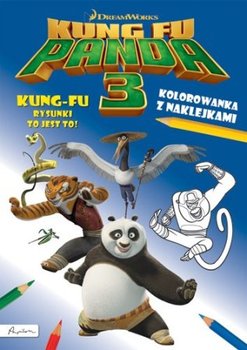 Dream Works. Kung Fu Panda 3. Kolorowanka z naklejkami okładka