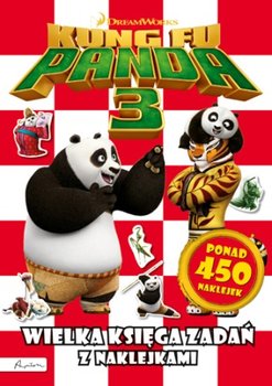 Dream Works. Kung Fu Panda 3. Wielka księga zadań z naklejkami okładka