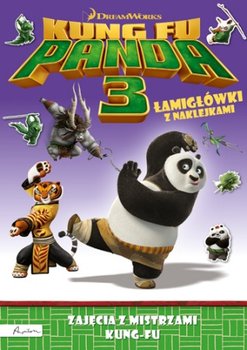 Dream Works. Kung Fu Panda 3. Zajęcia z mistrzami kung-fu. Łamigłówki z naklejkami okładka
