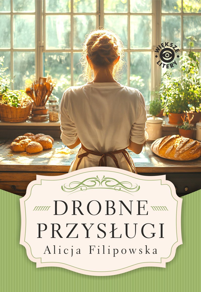 Drobne przysługi. Większe litery okładka