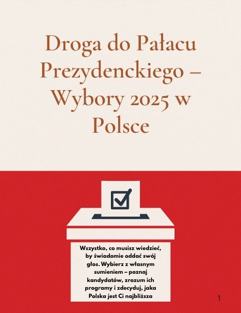 Droga do Pałacu Prezydenckiego – Wybory 2025 w Polsce okładka