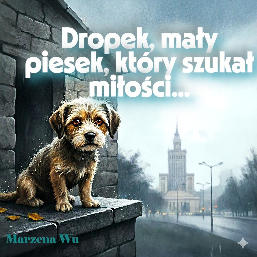Dropek, mały piesek, który szukał miłości okładka